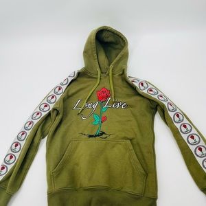 Olive green hoodie